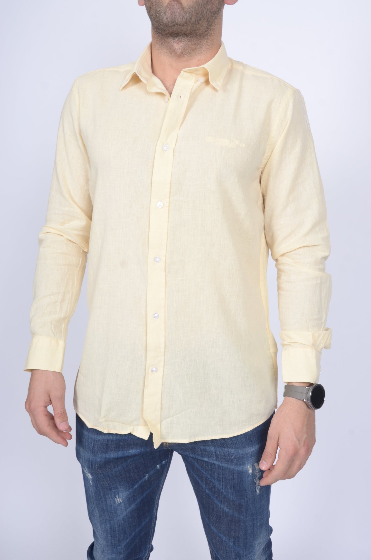 Christian Dior Λινό Πουκάμισο