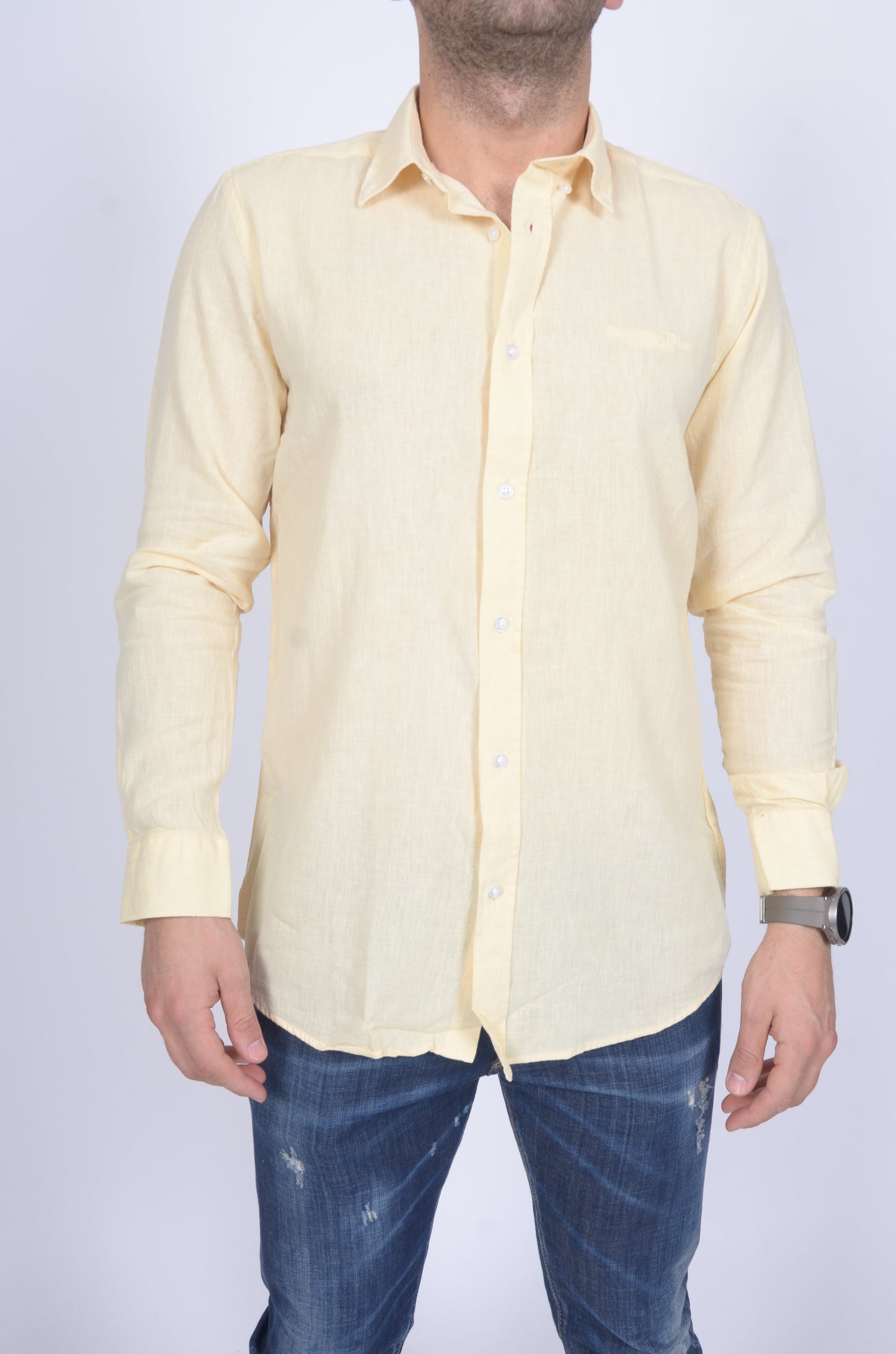 Christian Dior Λινό Πουκάμισο