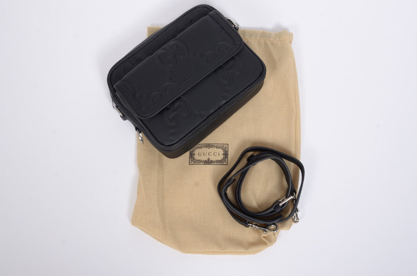 Мъжка чанта Gucci от  естествена кожа