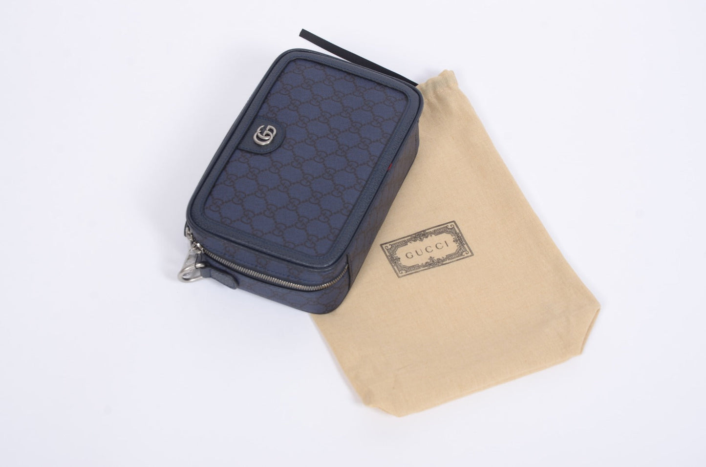 Мъжка чанта Gucci от  естествена кожа