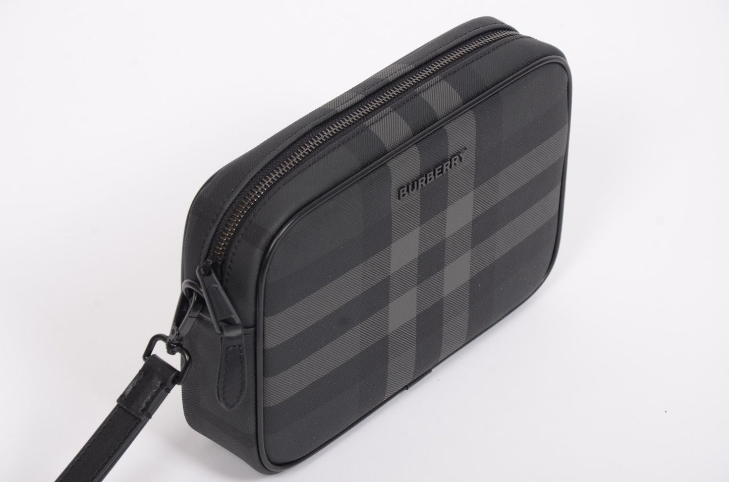 Мъжка чанта Burberry от естествена кожа