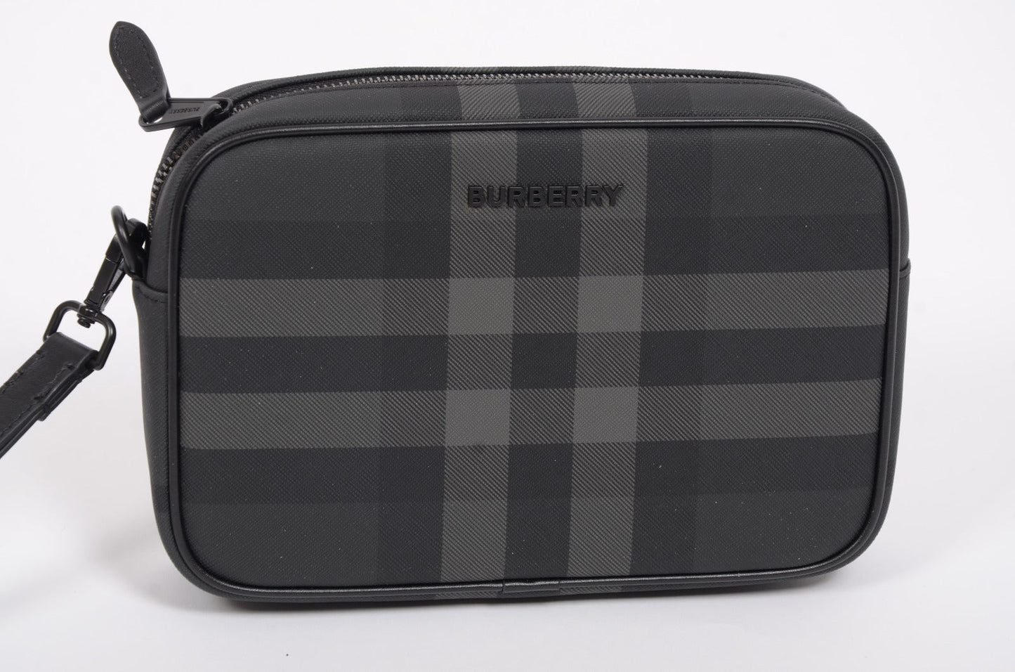 Мъжка чанта Burberry от естествена кожа