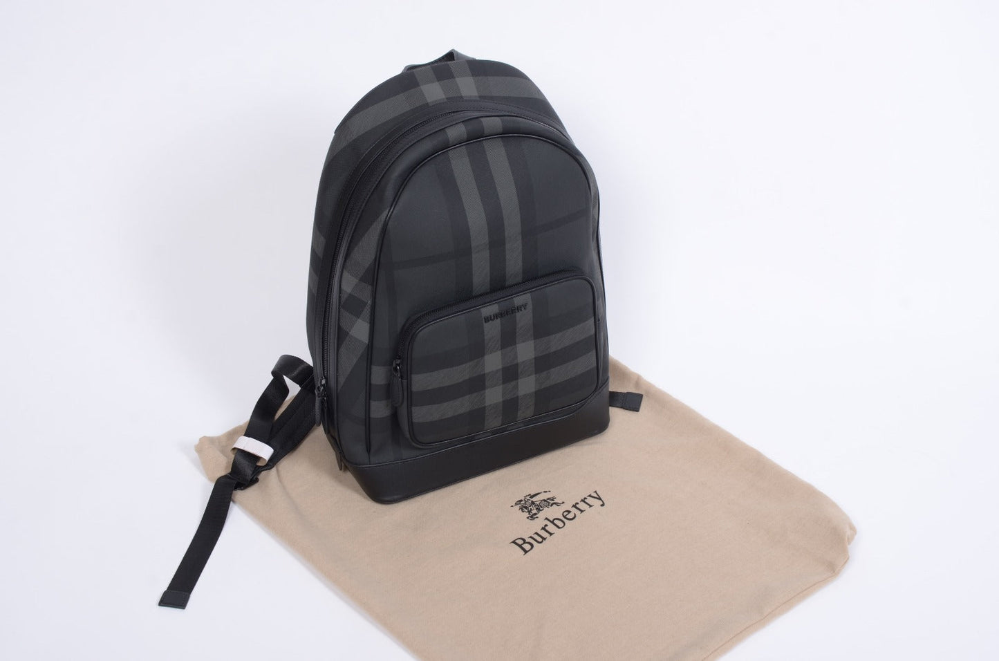 Унисекс раница Burberry от естествена кожа