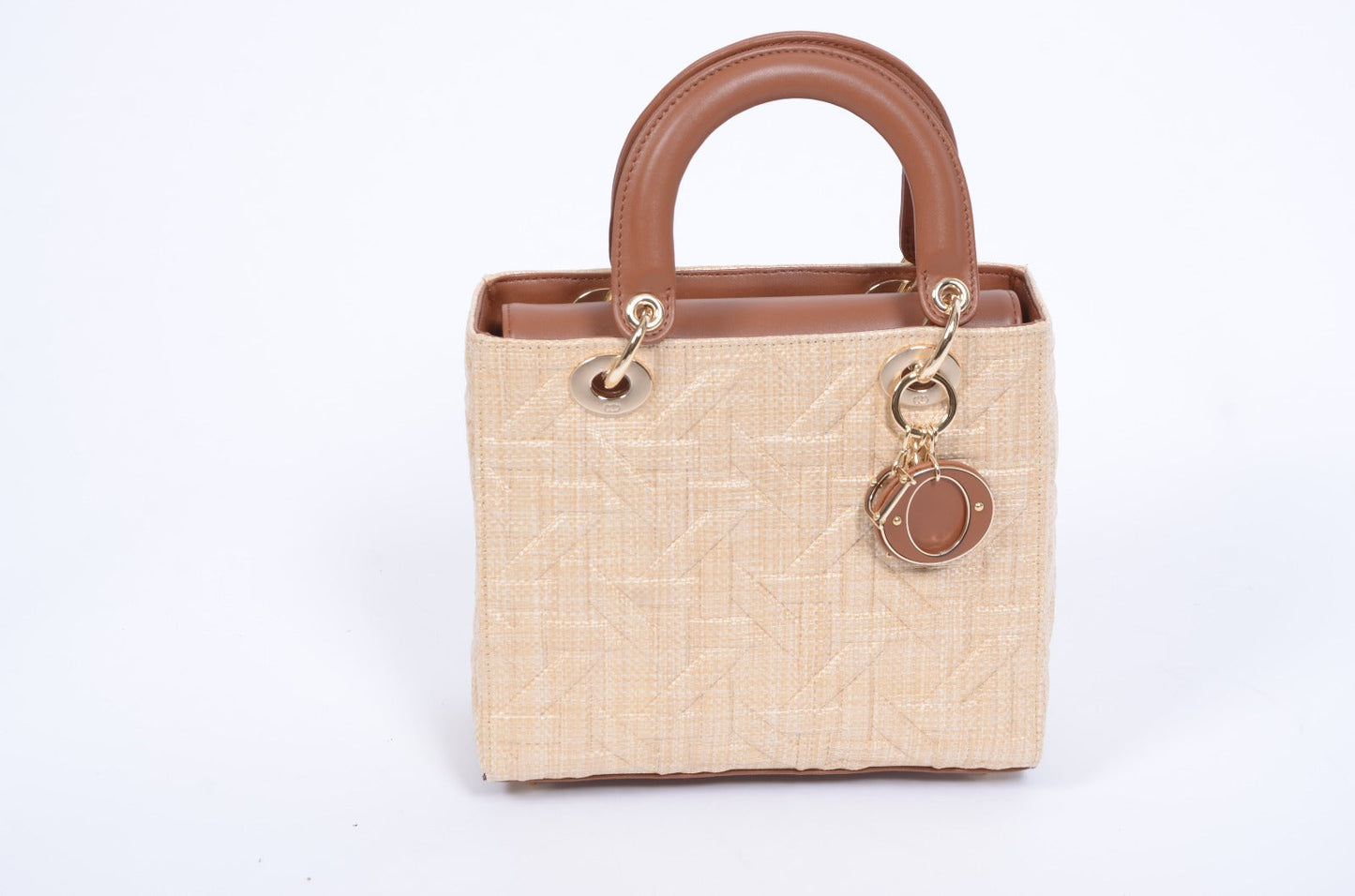 Дамска чанта Christian Dior от естествена кожа