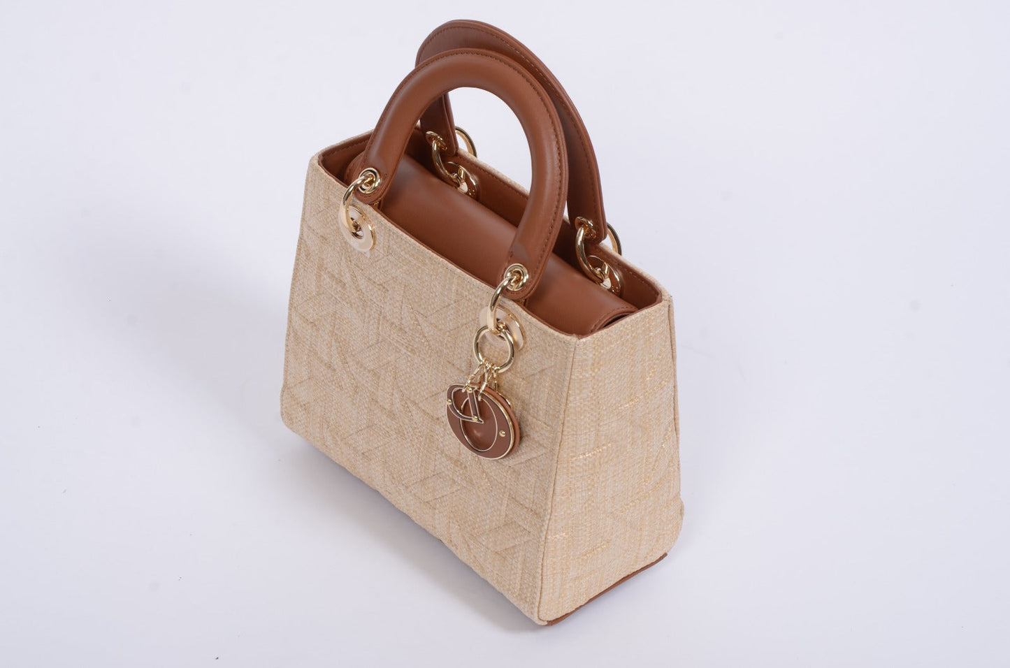 Дамска чанта Christian Dior от естествена кожа