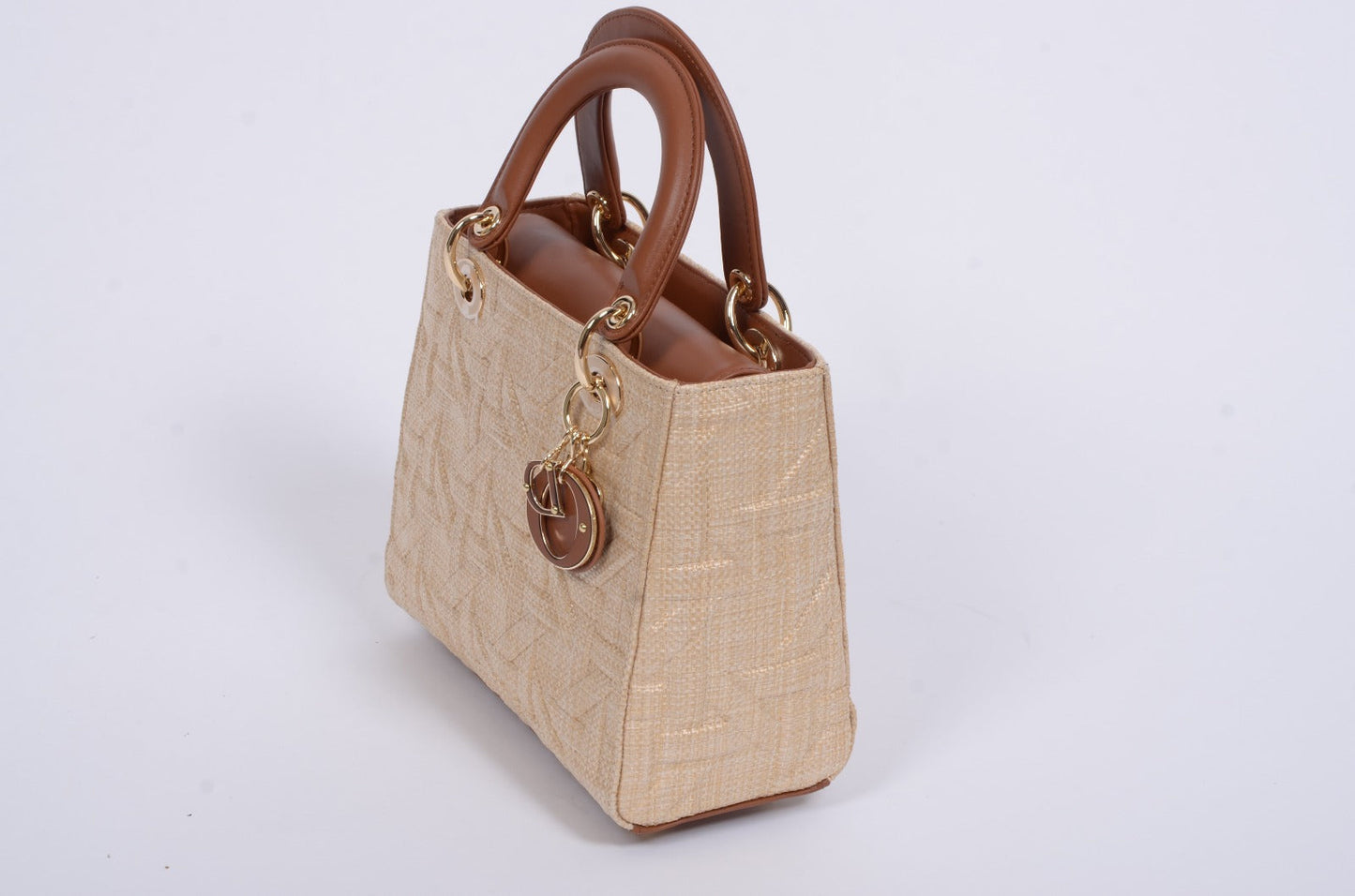 Дамска чанта Christian Dior от естествена кожа