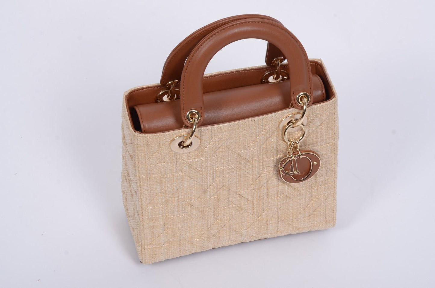 Дамска чанта Christian Dior от естествена кожа