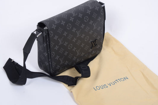 Мъжка чанта Louis Vuitton от естествена кожа