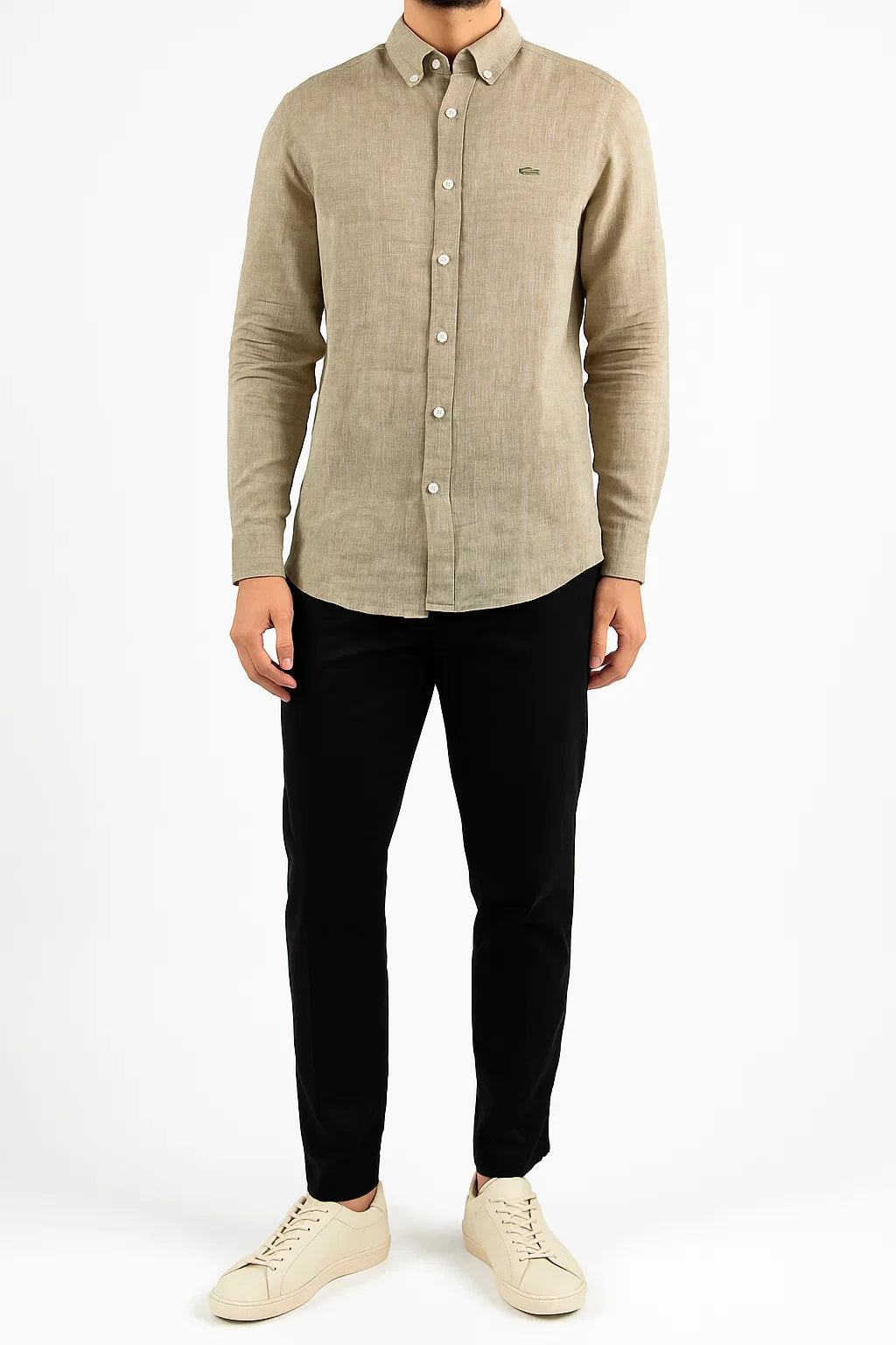 Lacoste Мъжка Ленена Риза